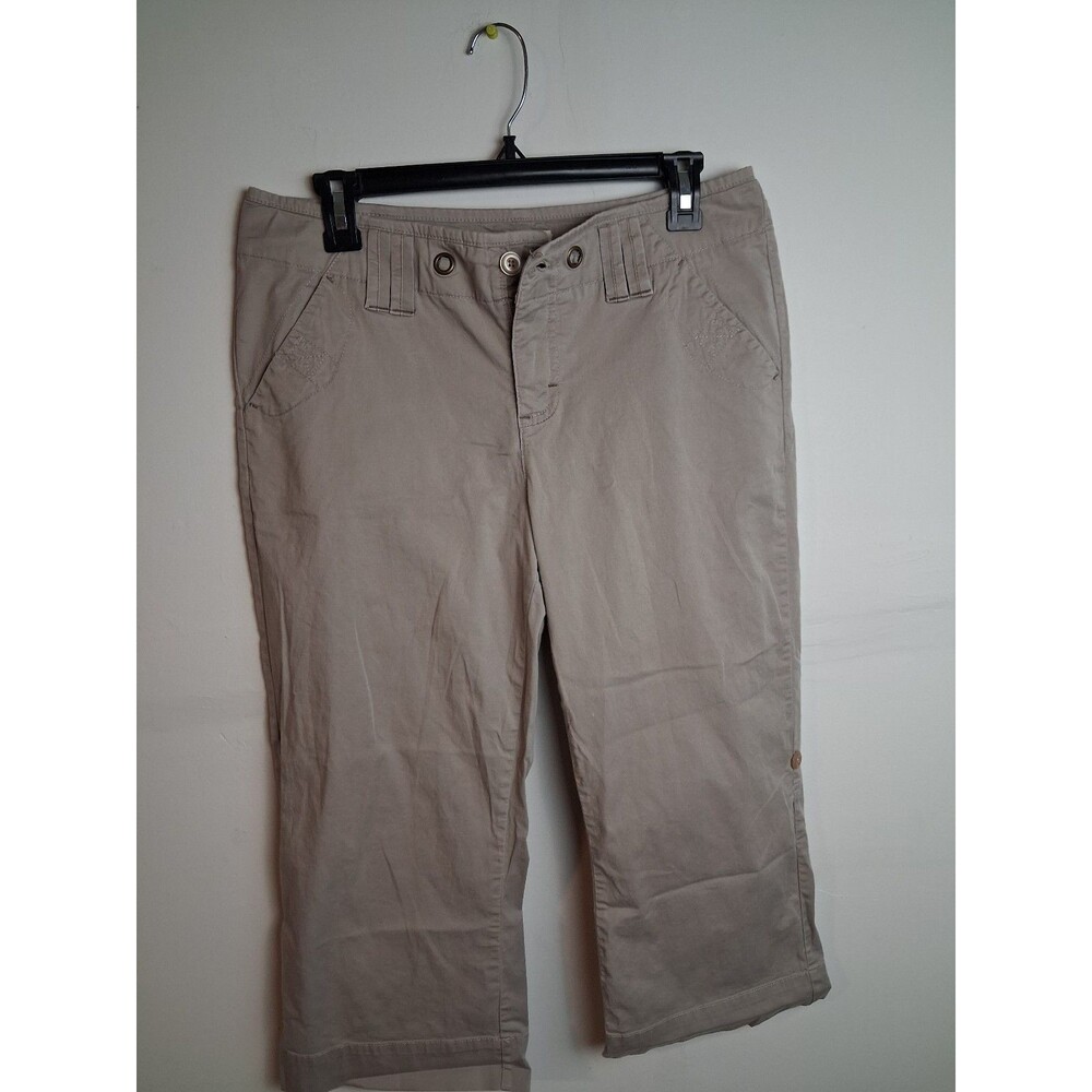 Lee cropped pants sz7/8 summer lightweight casual preppy collegiate vacation